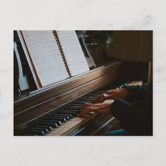 Cool Piano Postcard (Front)