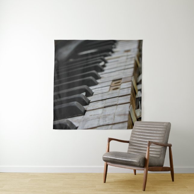 Cool Piano Tapestry (In Situ)