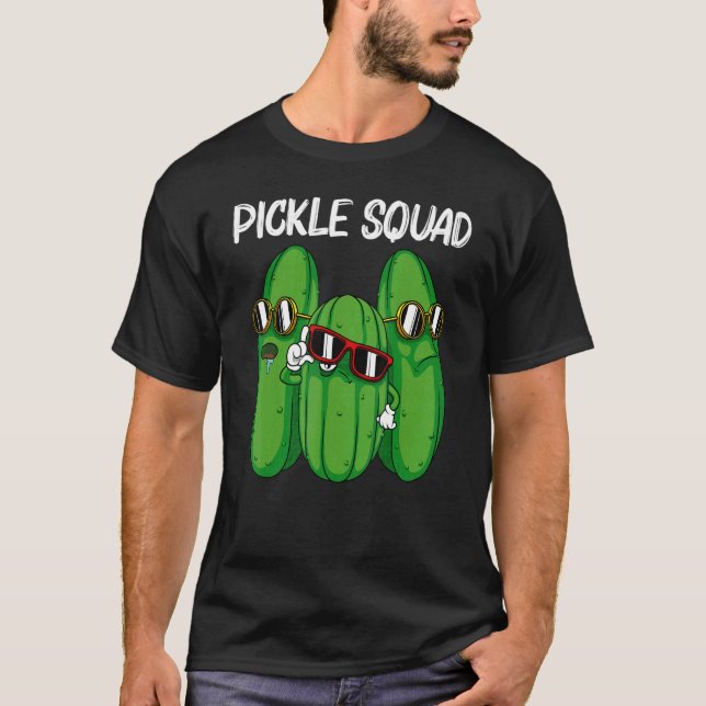 Cool Pickle For Men Women Pickle Food Cucumber  2 T-Shirt (Front)