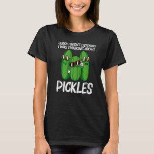 Cool Pickle For Men Women Pickle Food Cucumber T-Shirt