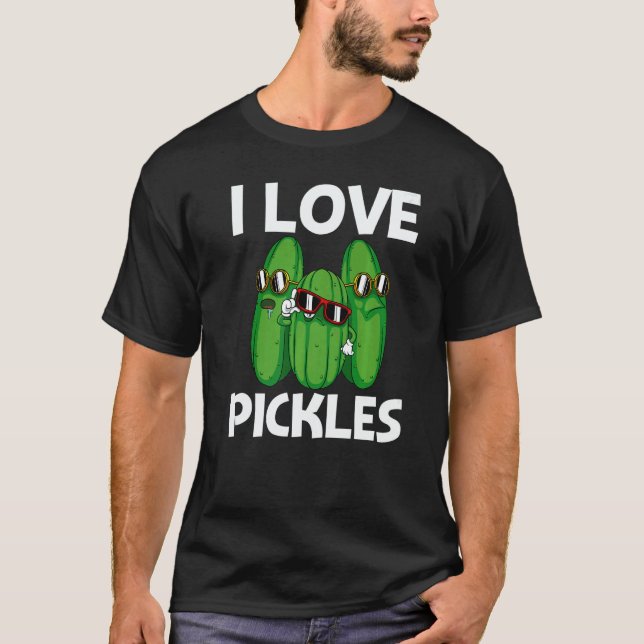 Cool Pickle For Men Women Pickle Food Cucumber     T-Shirt (Front)