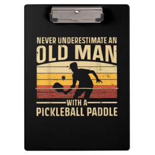 Cool Pickleball Art For Men Women Paddle Picklebal Clipboard
