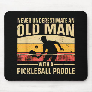 Cool Pickleball Art For Men Women Paddle Picklebal Mouse Mat