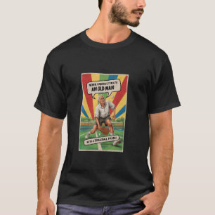 Cool Pickleball Art For Men Women Paddle Picklebal T-Shirt