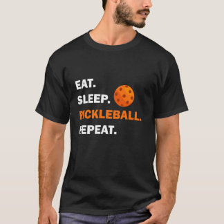 Cool Pickleball Art For Men Women Pickle  Lovers   T-Shirt