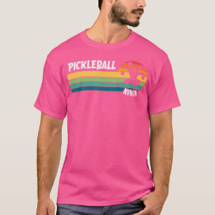 Cool Pickleball Coach With Saying Ninja Pickleball T-Shirt