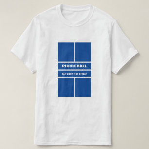 Cool pickleball court t shirt with funny quote