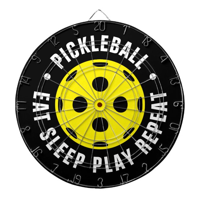 Cool Pickleball dart board gift for fan and player (Front)
