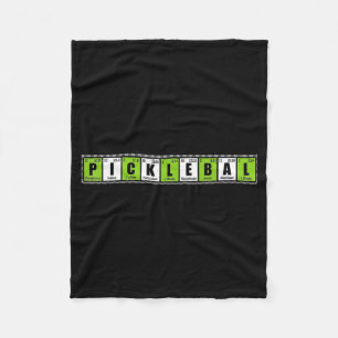 Cool pickleball essentail elements funny meme humo fleece blanket
