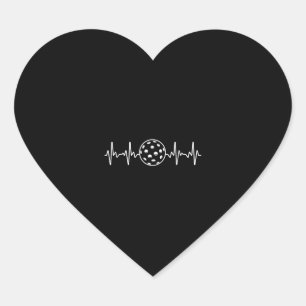 Cool Pickleball For Men Women Pickleball Player Pa Heart Sticker