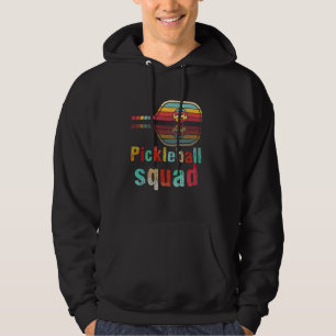 Cool Pickleball Squad Men Women Paddle Pickleball Hoodie