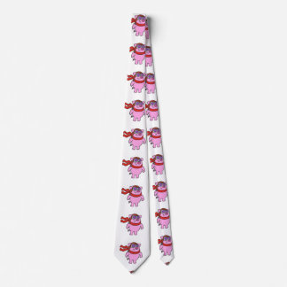 Cool Pig Aviator cartoon | choose background colou Tie