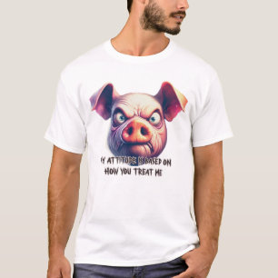 cool pig,crazy animals, T-Shirt