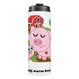 Cool Pig Warm heart Thermal Tumbler