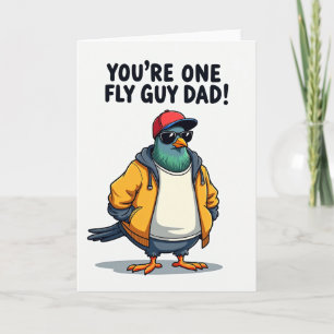 Cool Pigeon Fathers Day Card