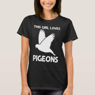 Cool Pigeon For Girls Kids Rock Dove Bird Pet  1 T-Shirt