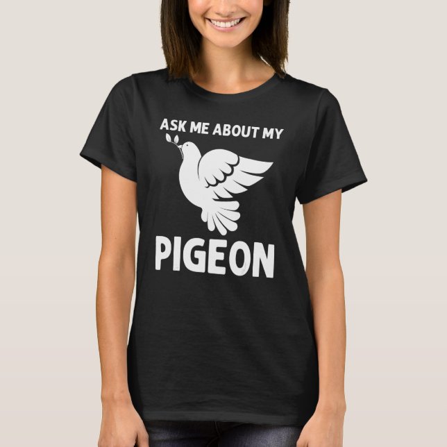 Cool Pigeon For Men Women Staple Homing Pigeon Rac T-Shirt (Front)