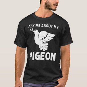Cool Pigeon For Men Women Staple Homing Pigeon Rac T-Shirt