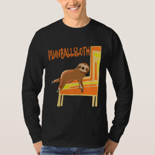 Cool Pinball Player Sloth T-Shirt