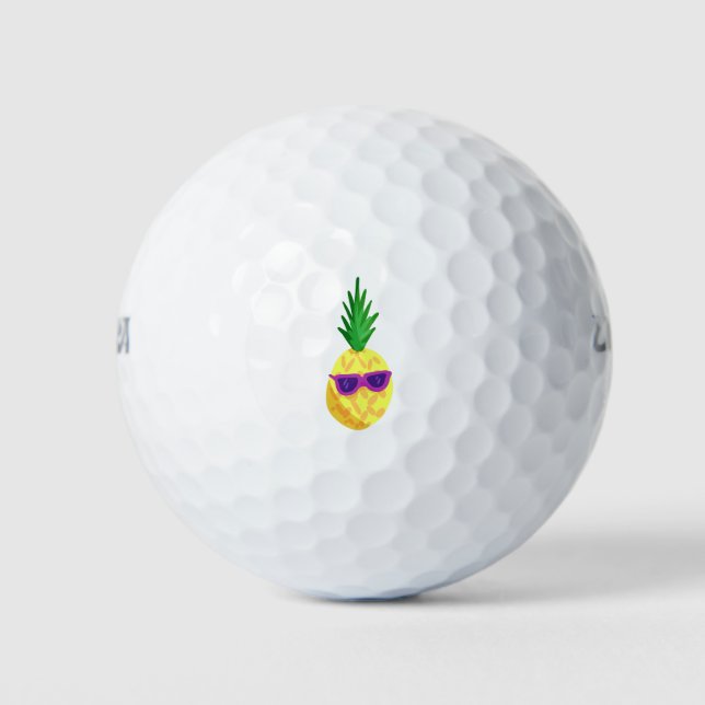 Cool Pineapple Golf Balls (Front)