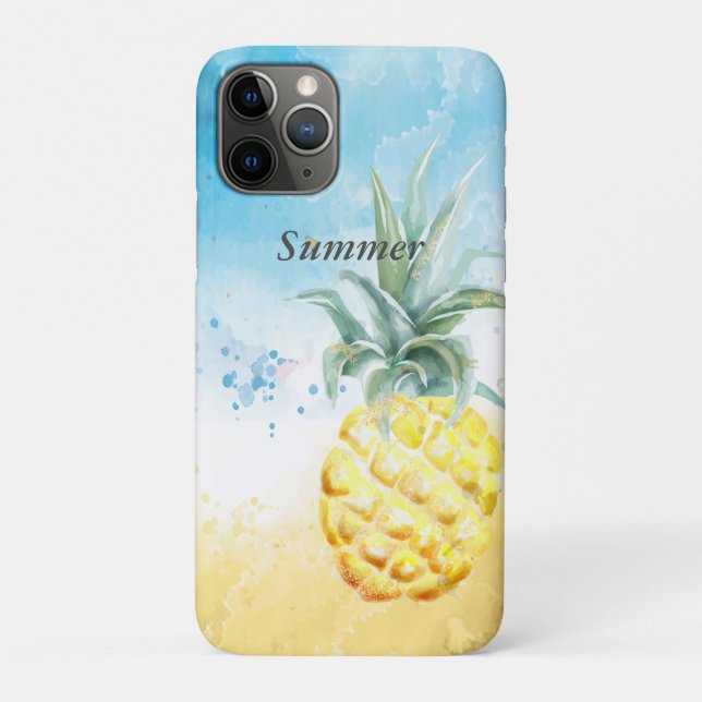 Cool Pineapple Summer Case-Mate iPhone Case (Back)