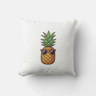 Cool Pineapple with Sunglasses Cushion