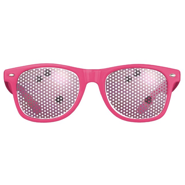 Cool Pink Bowling Ball Party Shades (Front)