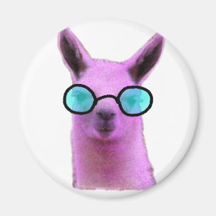 Cool Pink Llama! Magnet