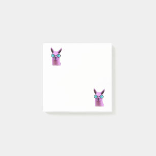 Cool Pink Llama! Post-it Notes