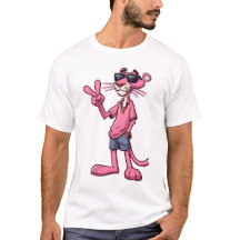 Cool Pink Panther Streetwear Graphic T-Shirt