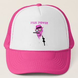 Cool Pink Power Trucker Hat! Trucker Hat