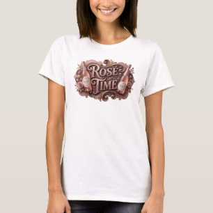 Cool Pink ROS TIME Graphic Tee