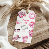 Cool Pink Summer Girl Birthday Favour
