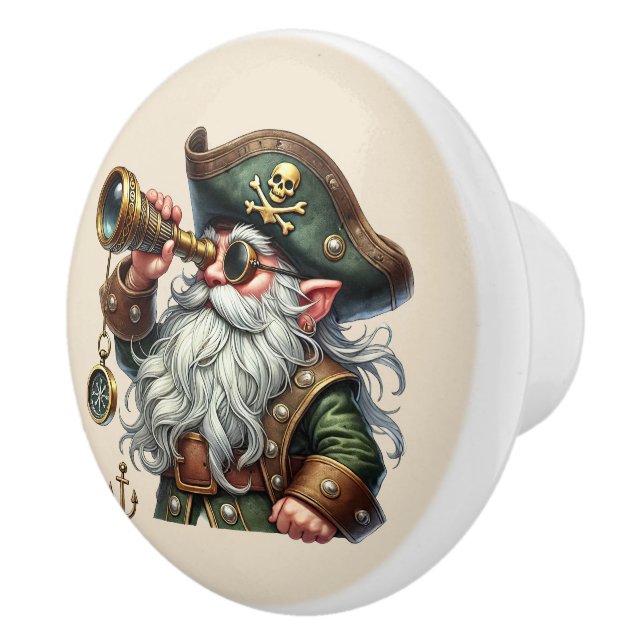 Cool Pirate lovers boys room  Ceramic Knob (Right)