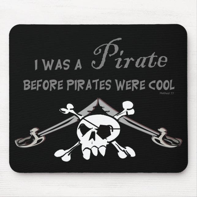 Cool Pirate Mousepad (Front)