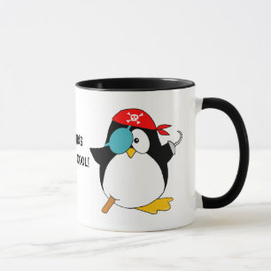 Cool Pirate Penguin Mug