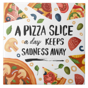 cool pizza lovers graphics and word art tile
