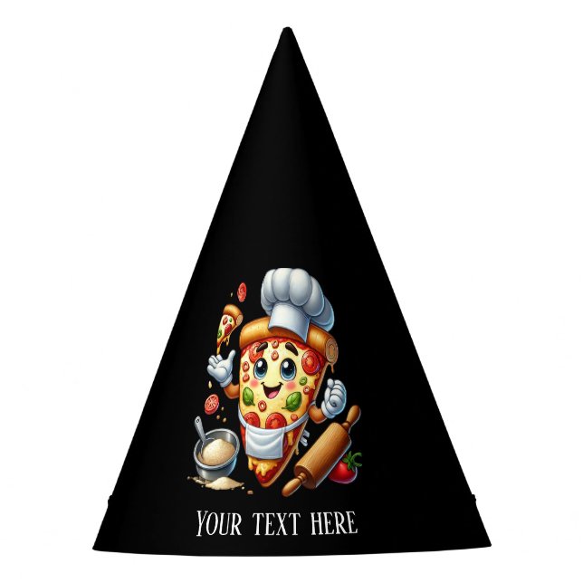 Cool pizza lovers party customizable hat (Front)