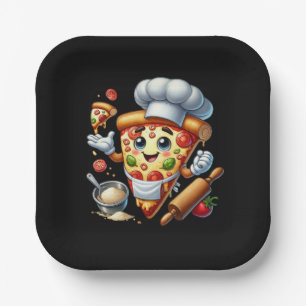 Cool Pizza lovers party  Paper Plate