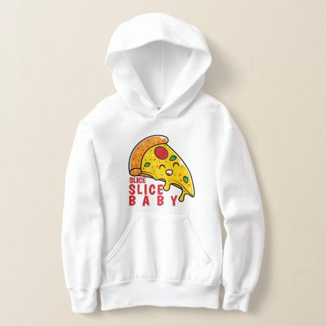 cool pizza lovers unisex Hoodie  (Laydown)