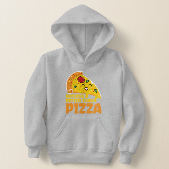 cool pizza lovers unisex Hoodie  (Laydown)