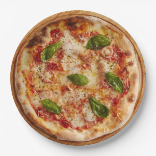 Cool Pizza Party Stuff Paper Plate