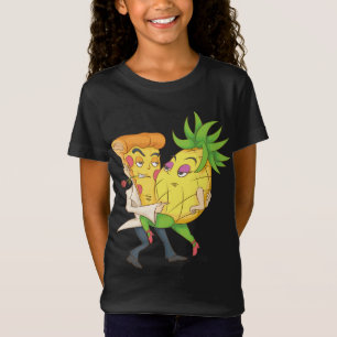 Cool Pizza Slice Pineapple Love Funny Italian Pie T-Shirt