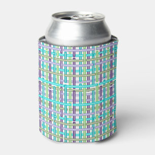 Cool Plaid Can Cooler