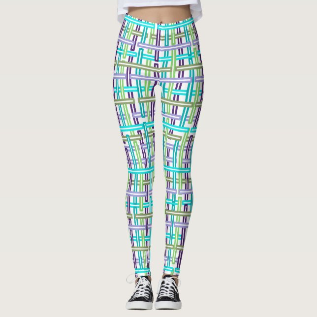 Cool Plaid Leggings (Front)