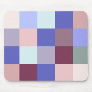 Cool Plaid Style Pattern, Lovely Colours Mouse Mat