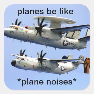 Cool plane meme sticker