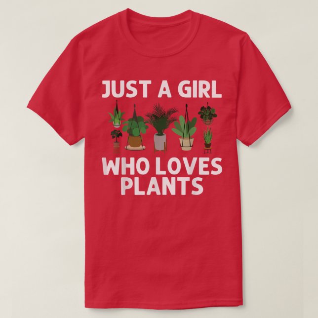 Cool Plant For Girls Kids Pot Gardener Plant Lover T-Shirt (Design Front)