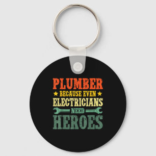 Cool Plumber Costume For Men Women Plumbing Tool P Key Ring