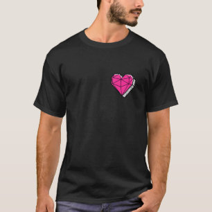 Cool Pocket Heart Love Illustration  Graphic Desig T-Shirt
